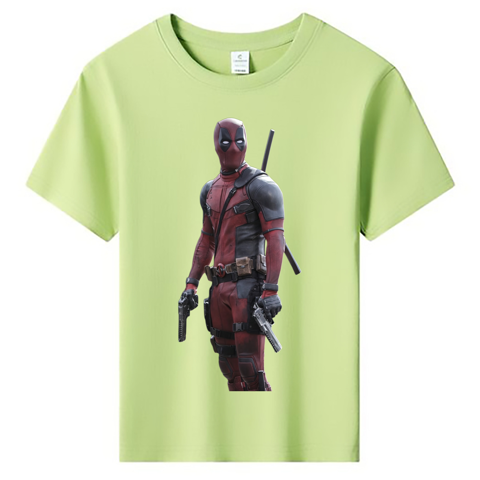 （画像用） Deadpool デッドプール 綿100％キッズTシャツ（フロントプリント）